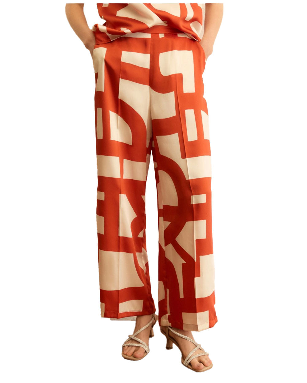 Pantalone Emme di Marella donna Albero geranio
