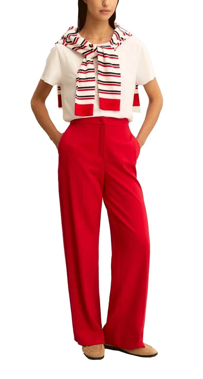 Pantalone Emme di Marella donna PALACE 002 Rosso<BR/>