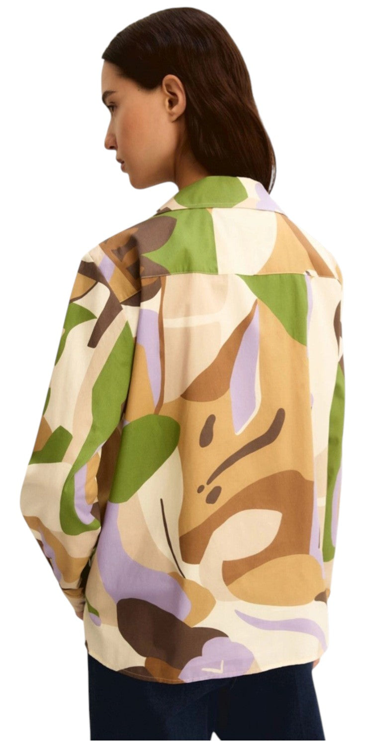 Blusa Emme di Marella donna PONTILE001 fantasia multicolor Sabbia<BR/>