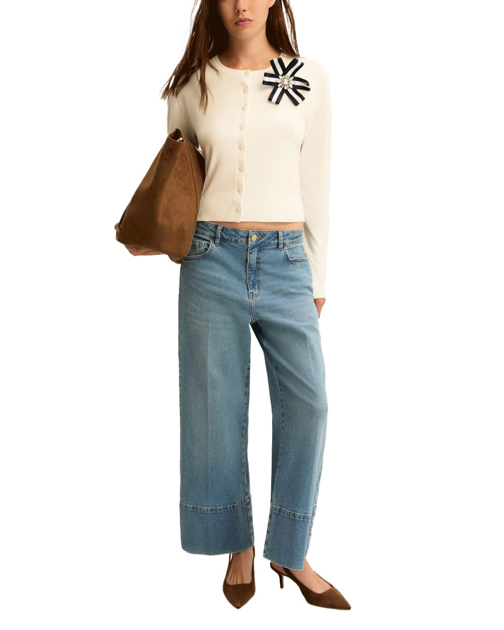 Cardigan EMME DI MARELLA donna VICARIO Bianco