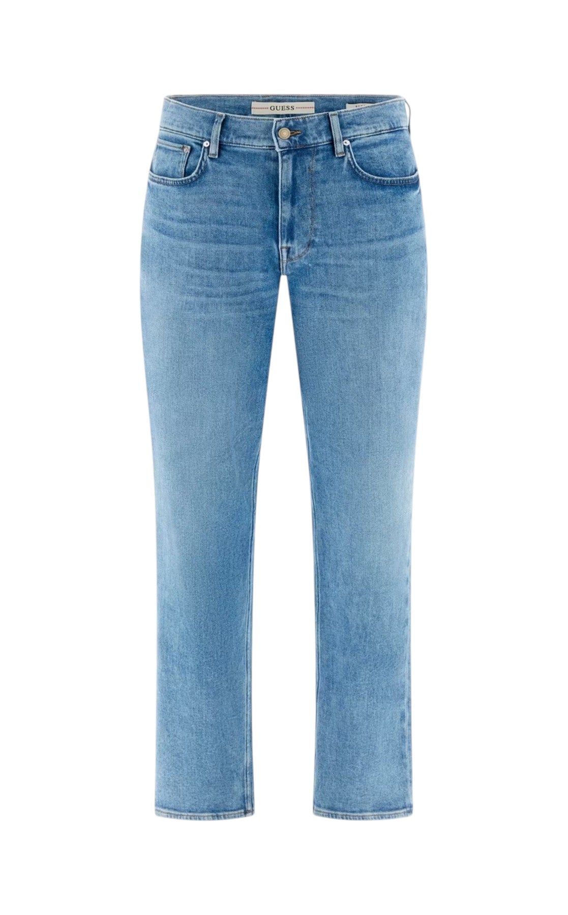 Jeans Guess uomo M6RA0PD0618 C1RN Jett a gamba larga Azzurro<BR/>