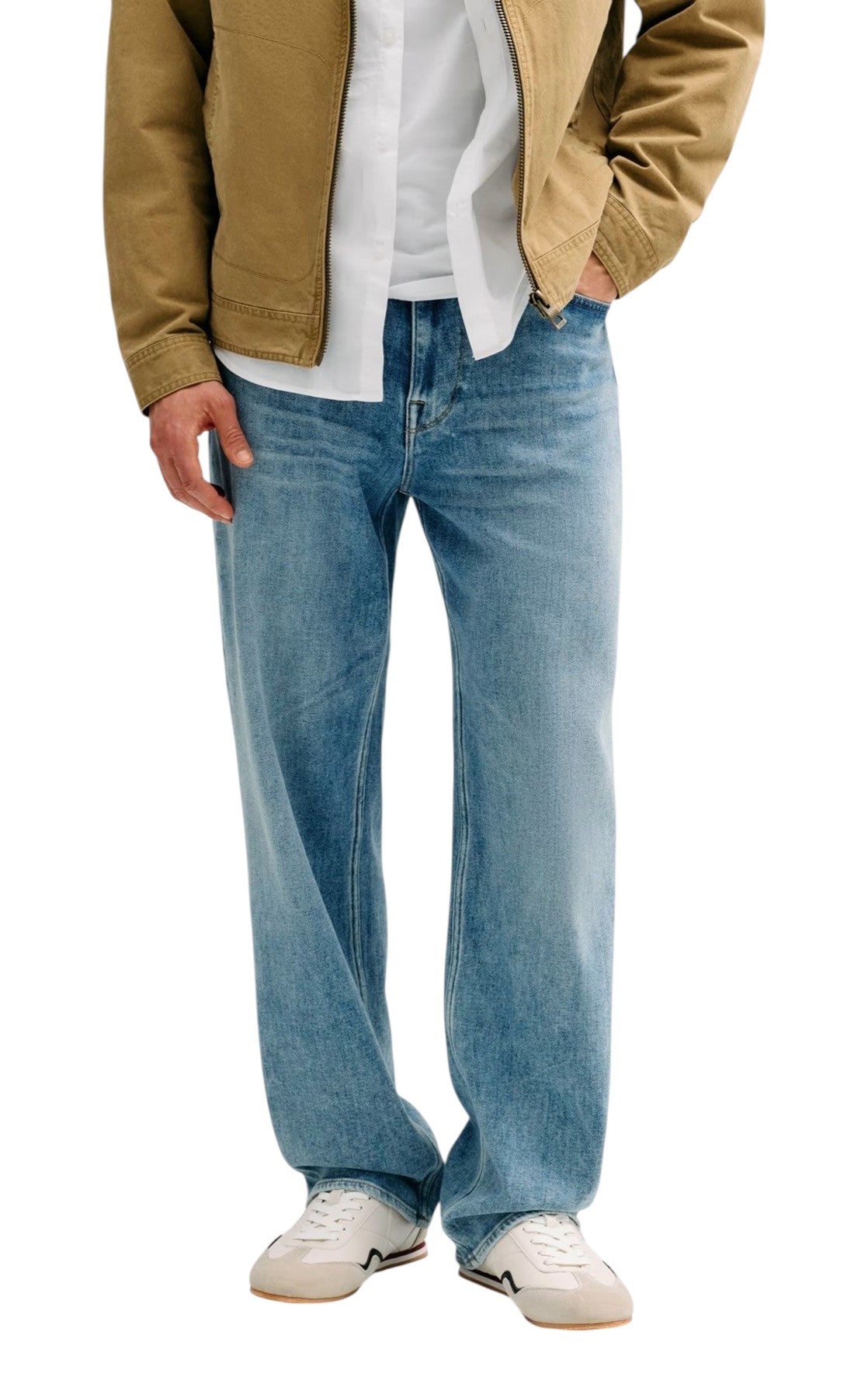 Jeans Guess uomo M6RA0PD0618 C1RN Jett a gamba larga Azzurro<BR/>