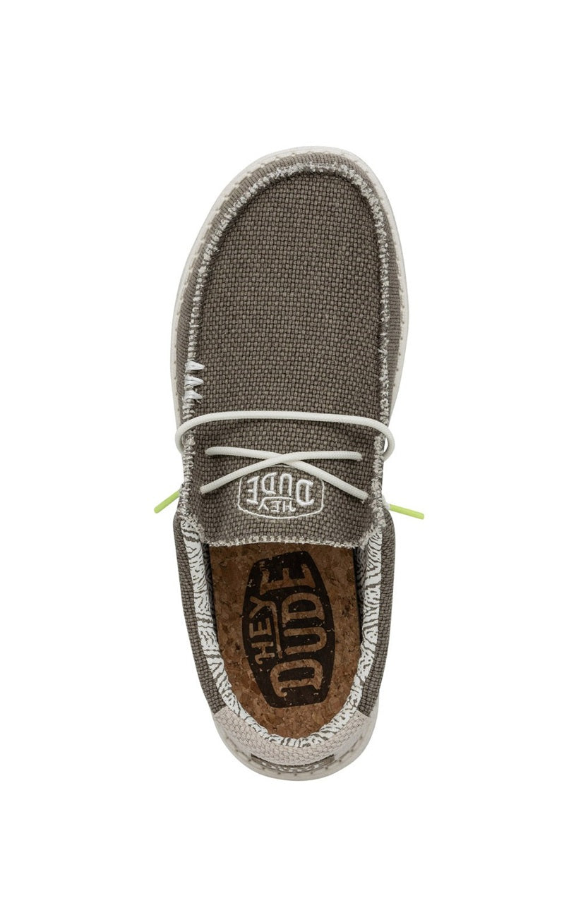 Mocassini Hey Dude uomo 40003 2BS Wally Braided Fossil Talpa<BR/>