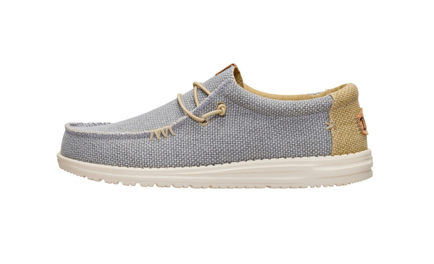Mocassini Hey Dude uomo 40003 3CF Wally Braided Gray Grigio<BR/>