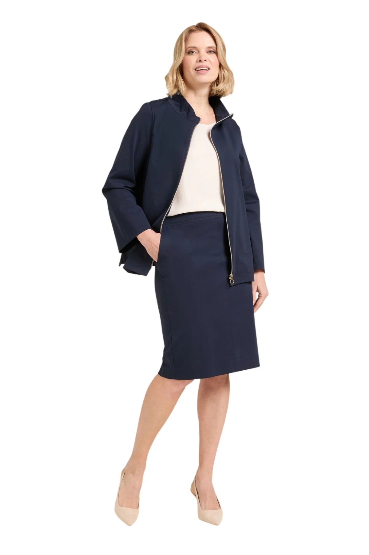Gonna Luisa Viola donna 1822F000478N034 tubino blu