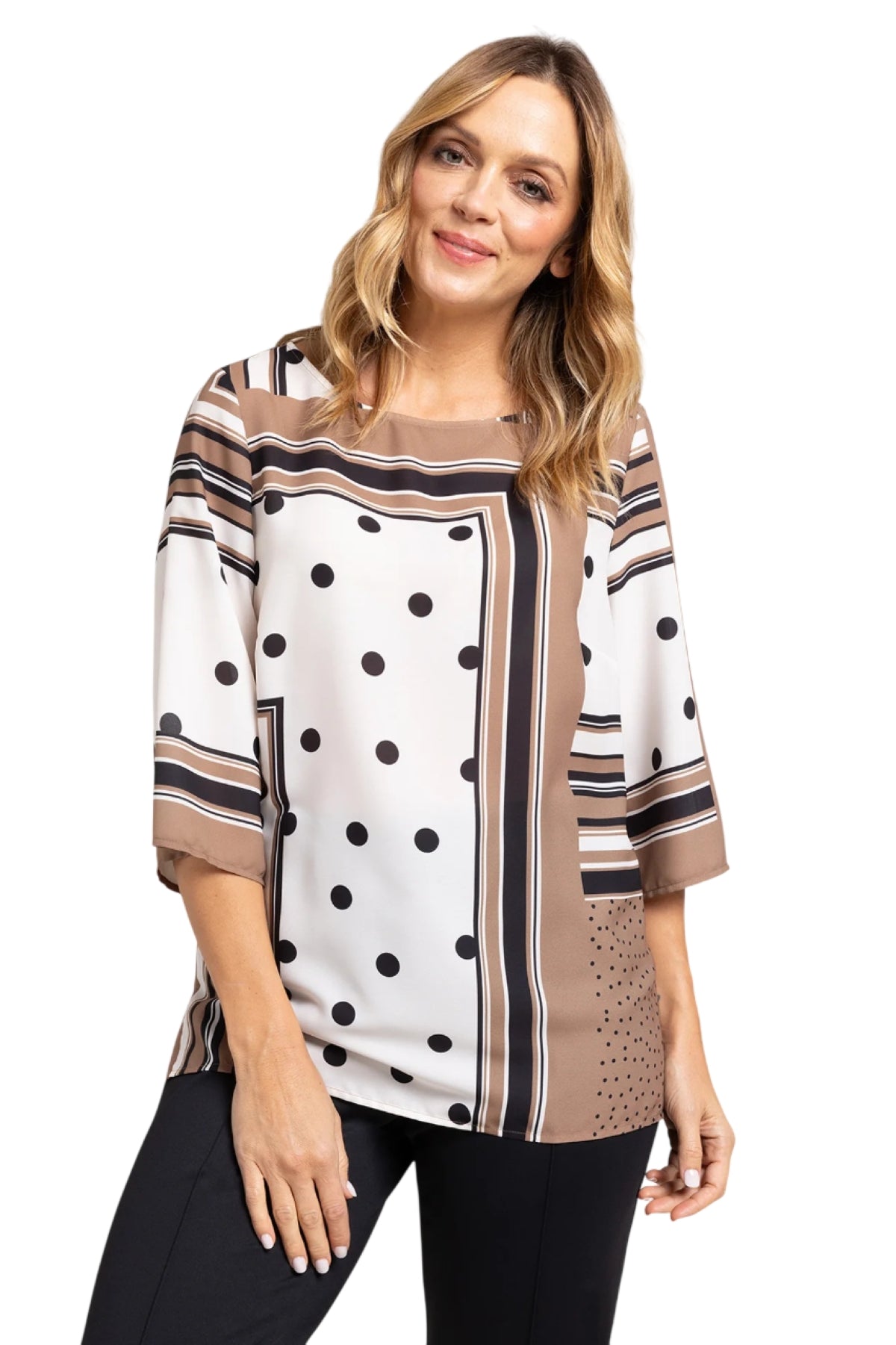 Blusa Luisa Viola donna 2242F101876N001 Performance Collection pois