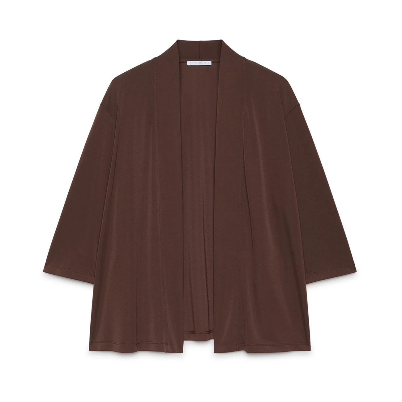Cardigan Luisa Viola donna G004L008736N 032 Performance Marrone<BR/>
