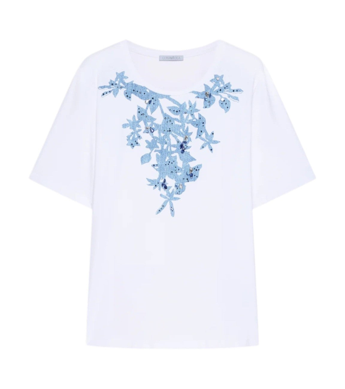 T-shirt Luisa Viola donna G261L008590N001 Mara Venier Bianco <BR/>