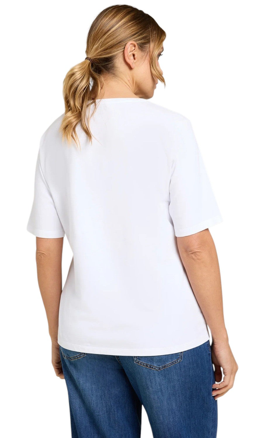 T-shirt Luisa Viola donna G261L008590N001 Mara Venier Bianco <BR/>