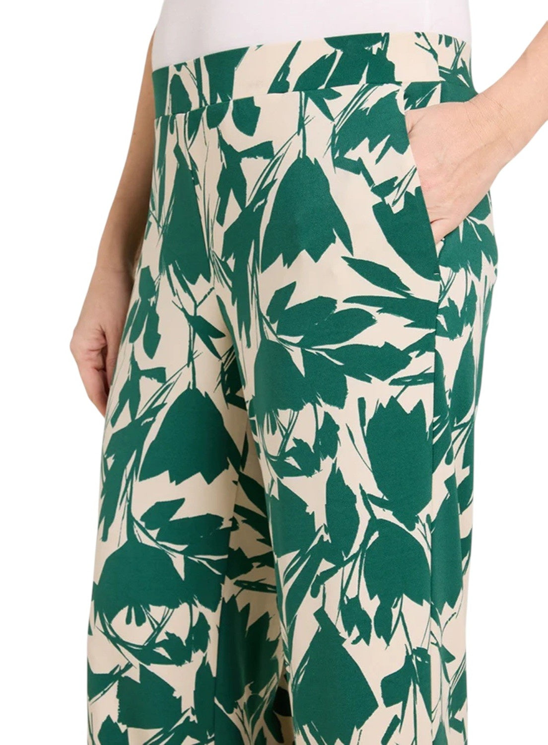 Pantalone Luisa Viola donna P806F001996N 001 Performance Beige Verde<BR/>