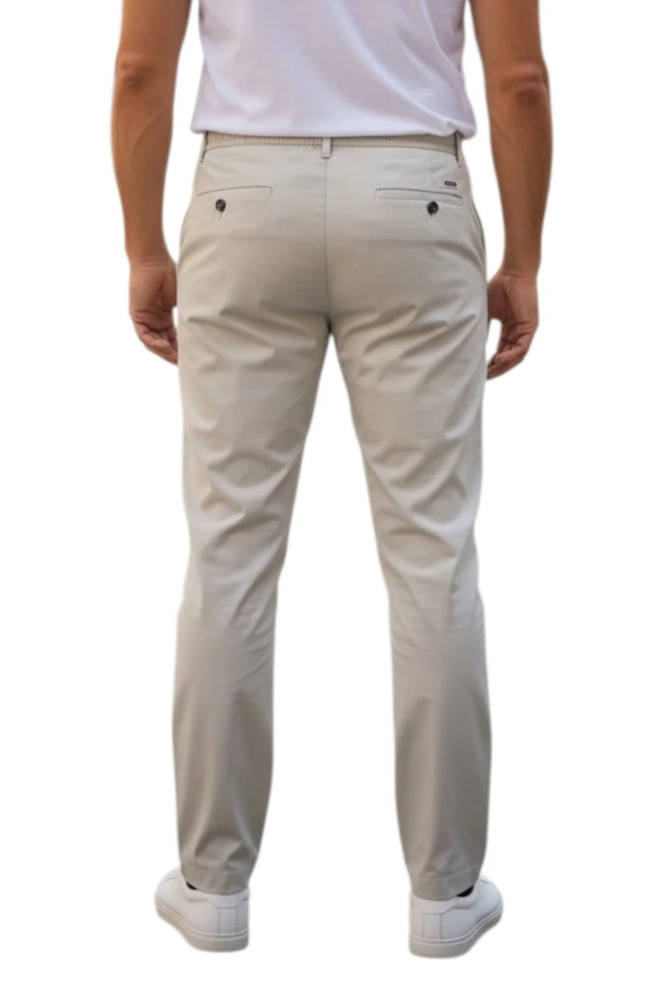 Pantalaccio Markup uomo MK1950120 nylon tecnico stretch Gesso<BR/>