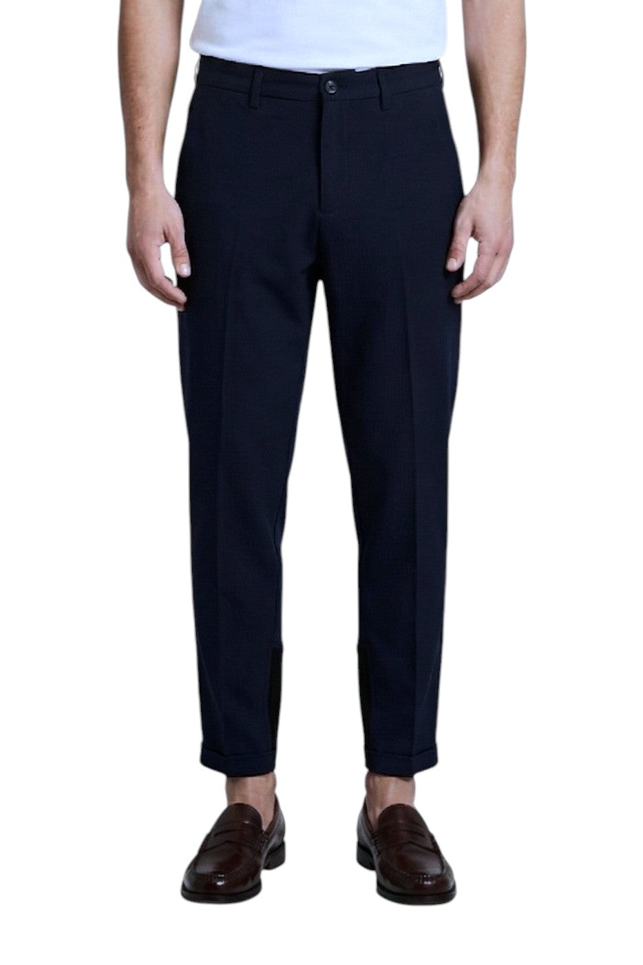 Pantalone Markup uomo MK1950164 cropped nylon elasticizzato Blu scuro<BR/>