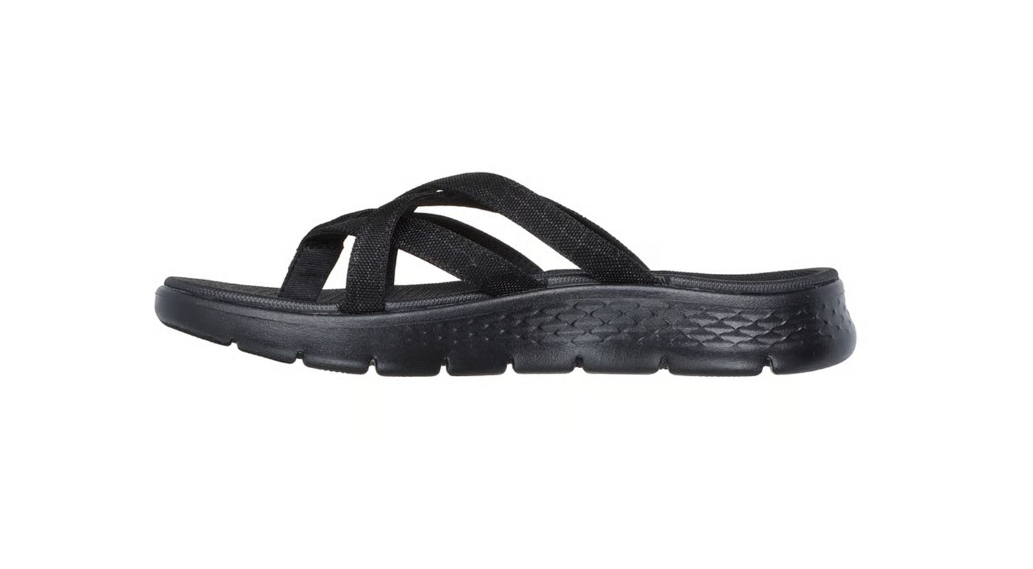 Sandali Skechers donna 141461 BBK Go Walk Flex Ssselena Nero<BR/>
