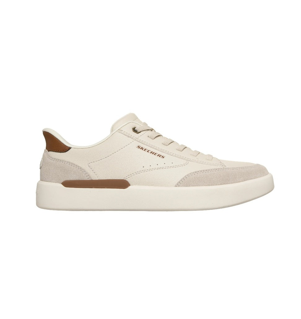 Sneakers Skechers uomo slip relaxed fit verloma 211370OFWT Bianco<BR/>