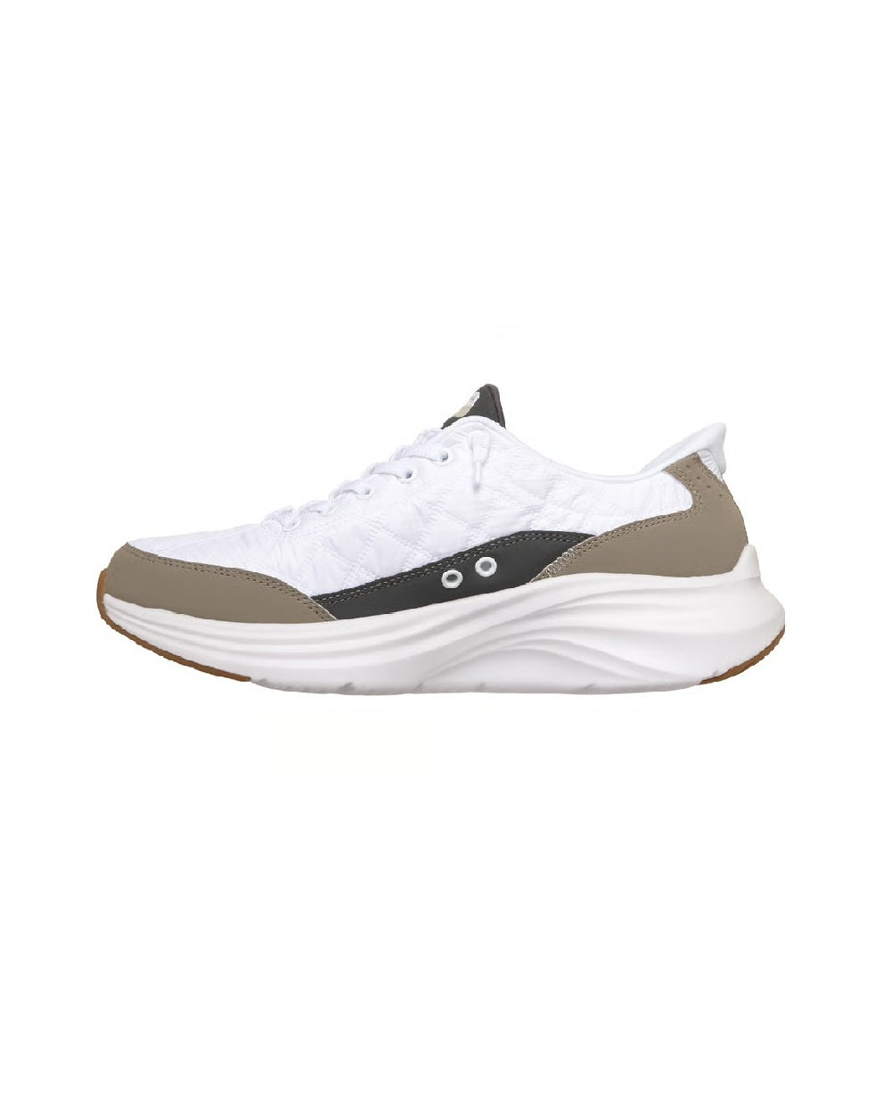 Sneakers Skechers uomo slip ins contour foam 232619WTP Bianco beige