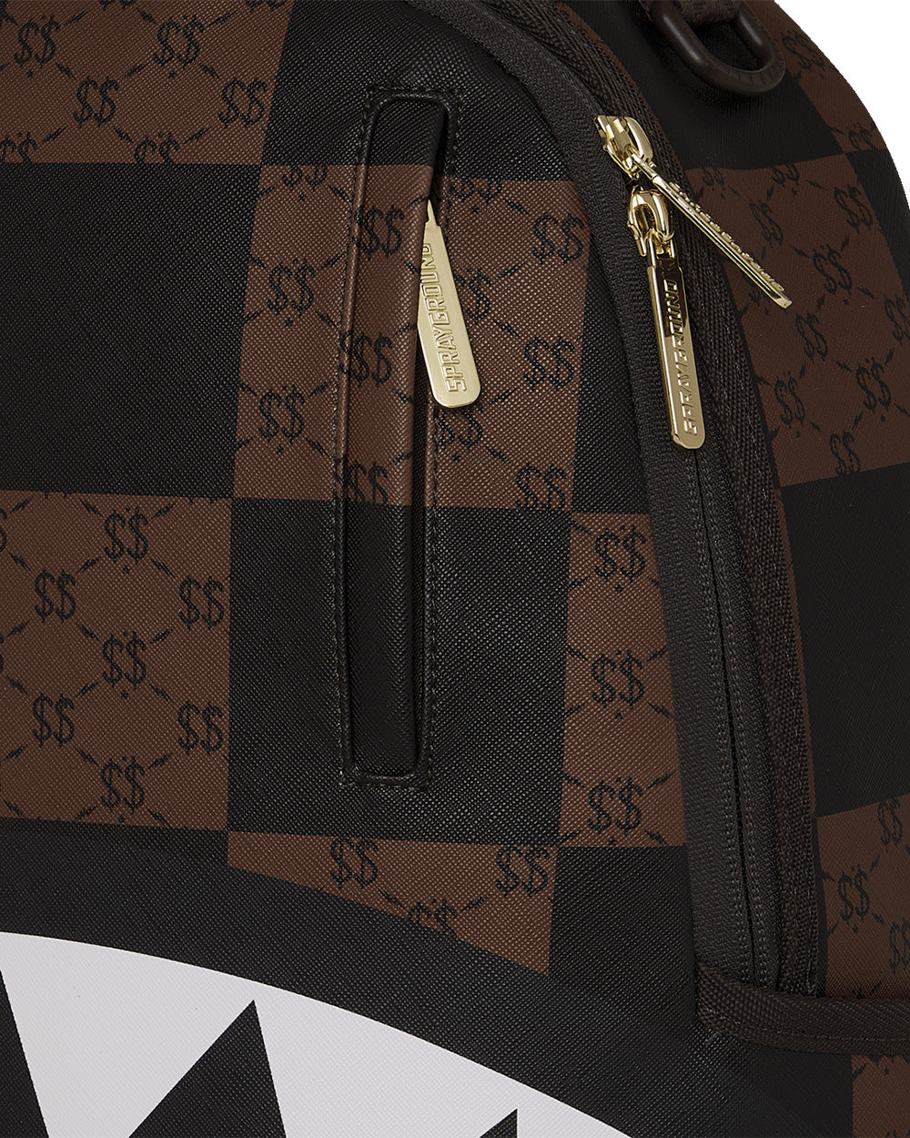 Zaino SPRAYGROUND uomo Enlarged Check Paris B6263 Marrone