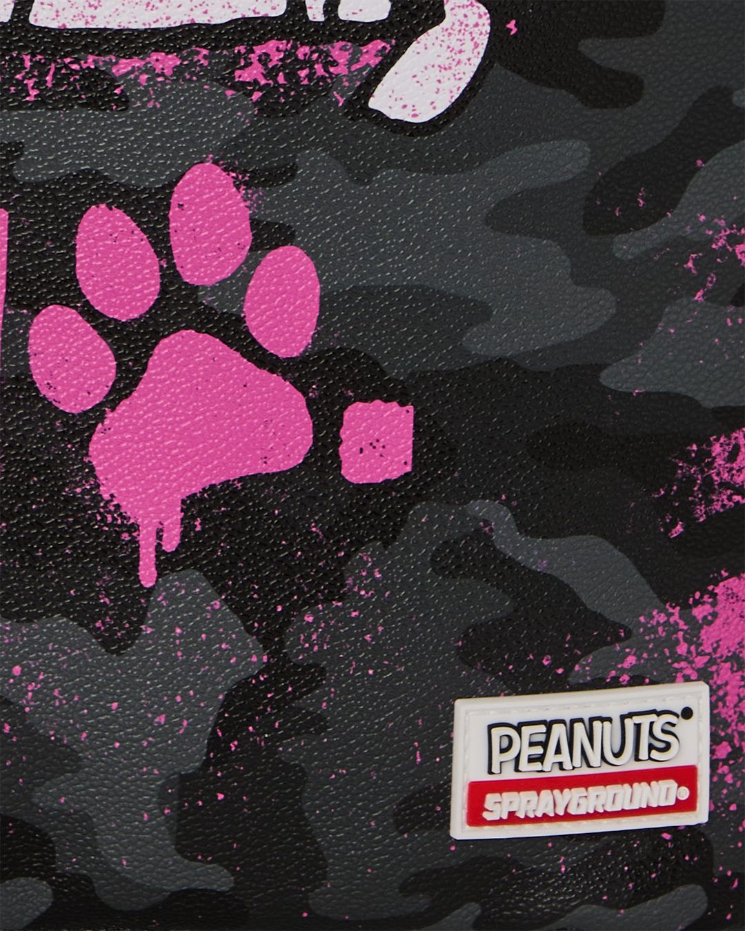 Zaino SPRAYGROUND donna Snoopy Pink Stencil B8781 Nero