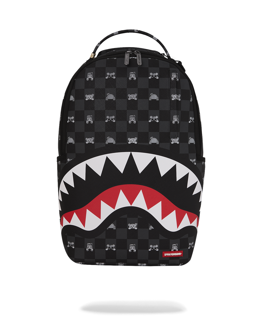Zaino SPRAYGROUND uomo Gray Peeking Character Check B8872 Nero