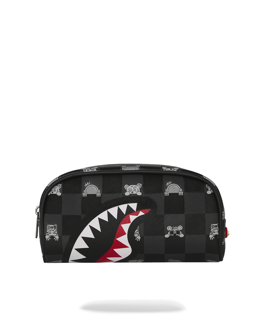 Portapenne SPRAYGROUND uomo Gray Peeking Character Check B8913 Nero<BR/>