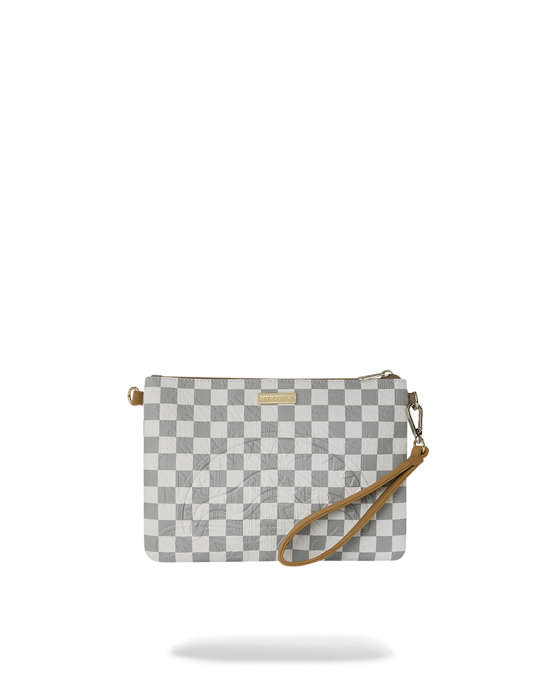 Pochette SPRAYGROUND uomo Graff Embossed Cream Check Crossover B8984 Crema