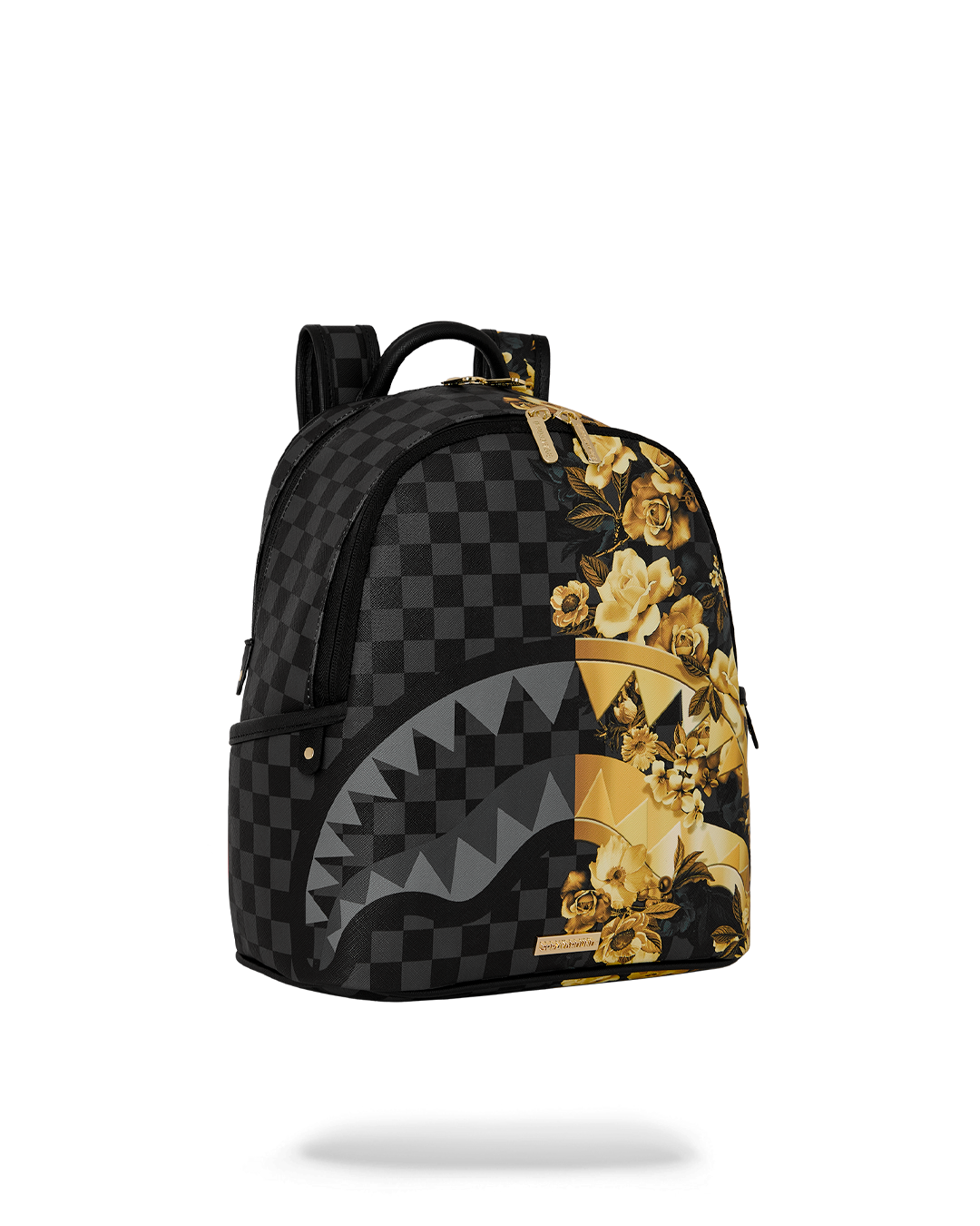 Zaino SPRAYGROUND donna Gold Floral Remix Savage B9003 Nero/oro