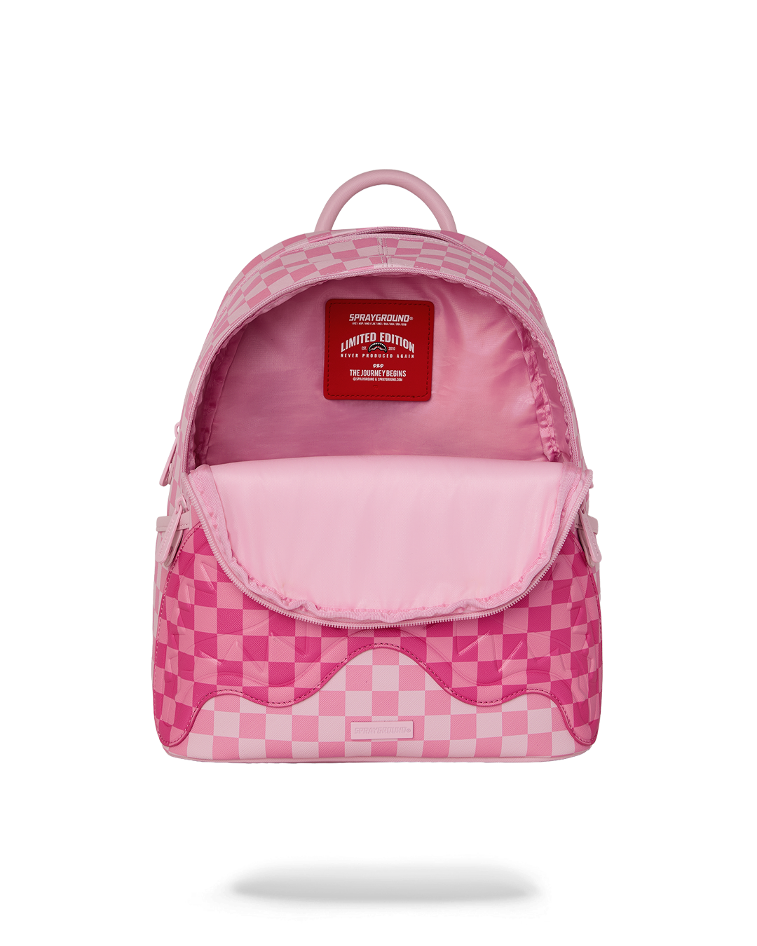 Zaino SPRAYGROUND donna Pink Sharks in Paris Patch Savage B9013 Rosa