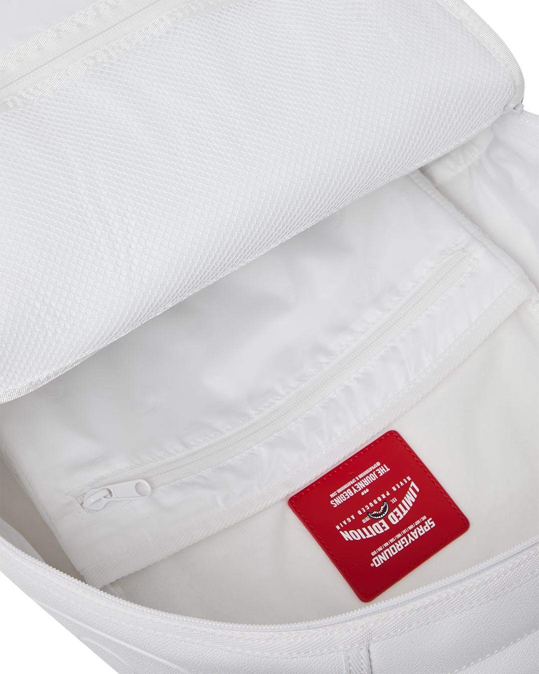 Zaino SPRAYGROUND uomo Gold Brick Luxe White B9245 Bianco