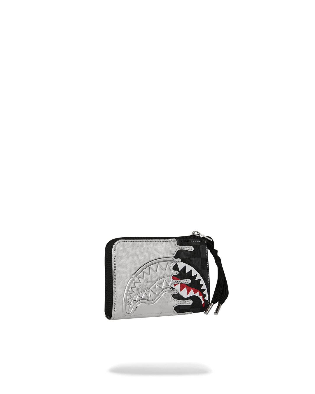 Portafoglio SPRAYGROUND uomo Silver Side Drip W8931 Argento