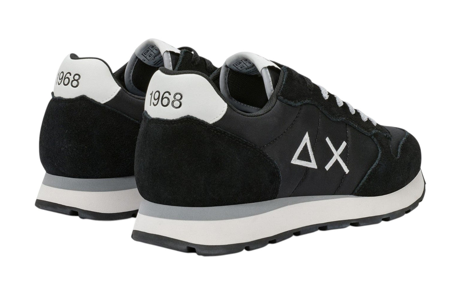 Sneakers Sun68 uomo BZ3610111 Tom Solid Nero<BR/>