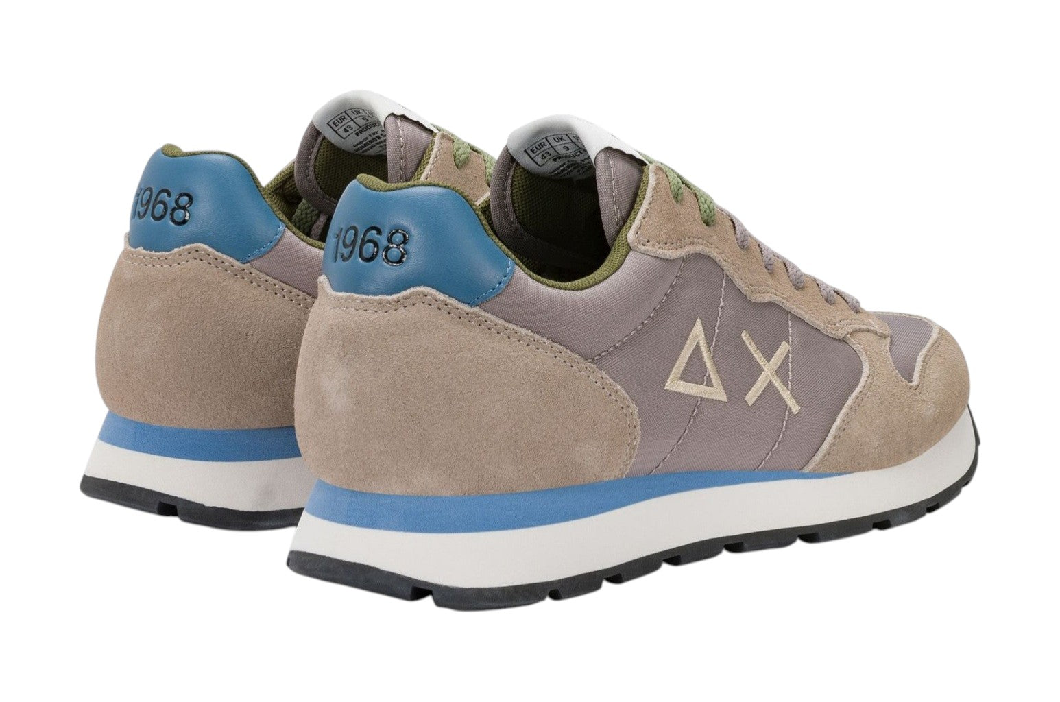 Sneakers Sun68 uomo BZ3610198 Tom Solid Grigio Stone<BR/>