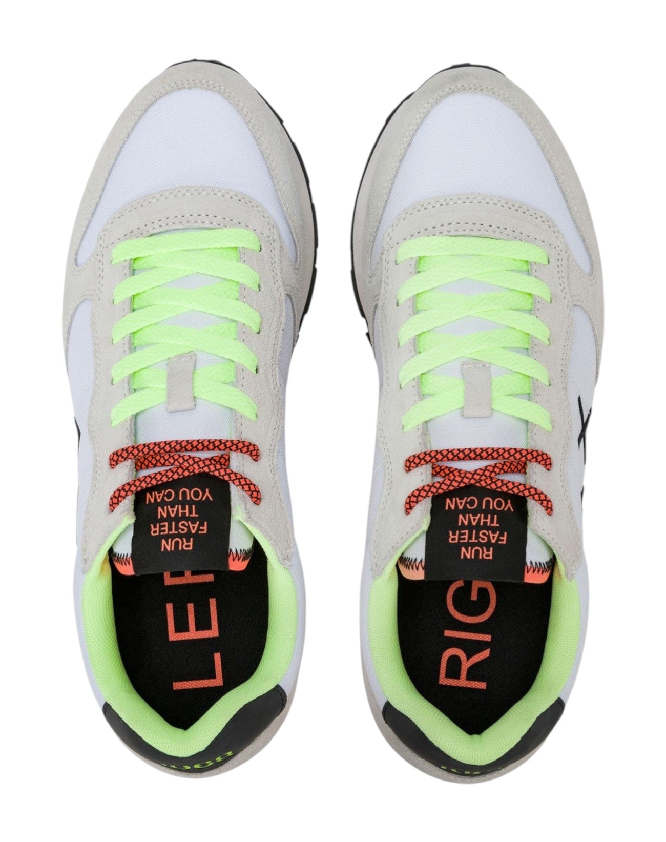 Sneakers Sun68 uomo BZ3610201 Tom Solid Fluo Bianco<BR/>