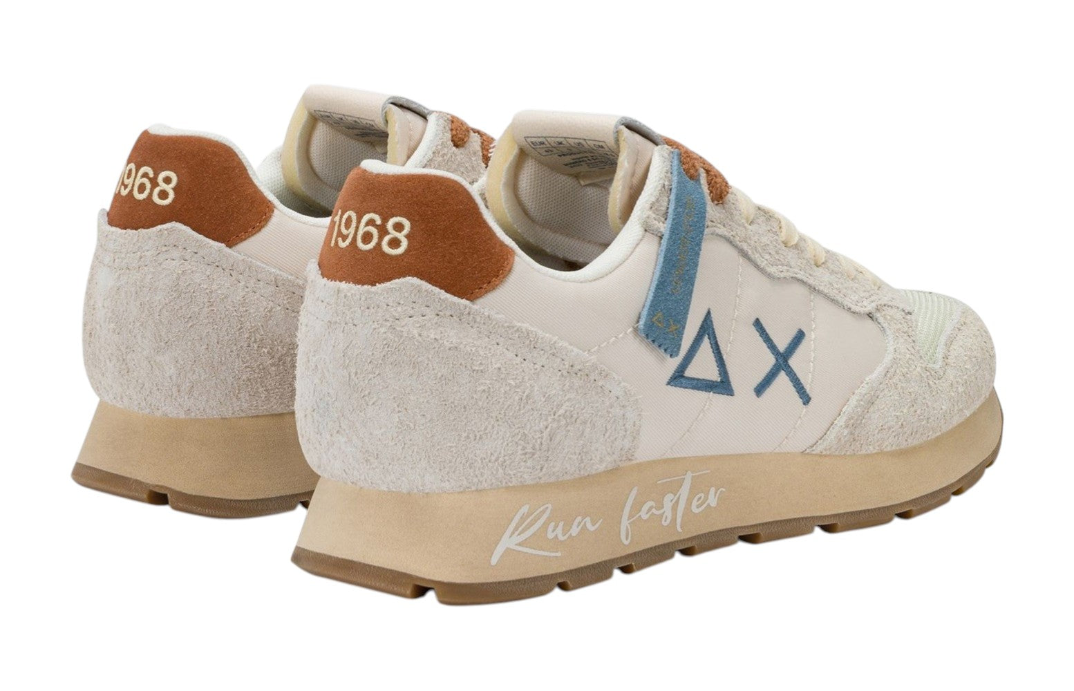 Sneakers Sun68 uomo BZ3610431 Tom Vintage Gold Edition Bianco Panna<BR/>