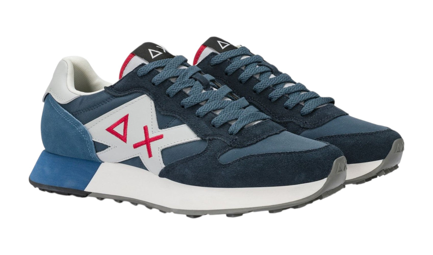 Sneakers Sun68 uomo BZ3611507 Jaki 2.0 Solid Blu Navy<BR/>