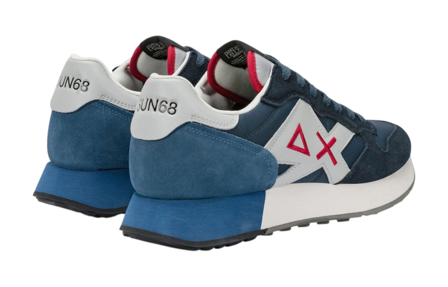 Sneakers Sun68 uomo BZ3611507 Jaki 2.0 Solid Blu Navy<BR/>