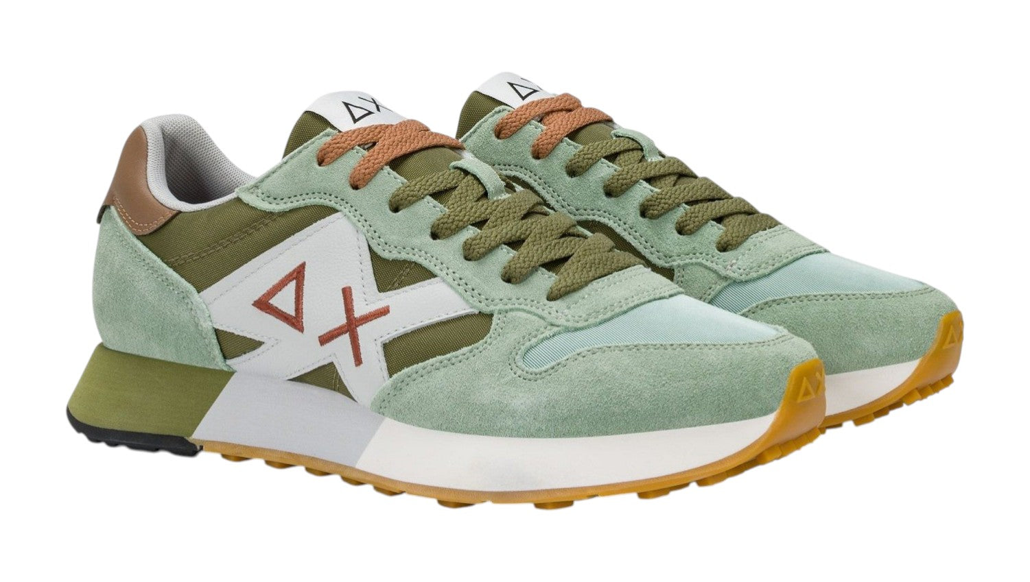 Sneakers Sun68 uomo BZ361168419 Jaki 2.0 Bicolor Salvia Militare<BR/>