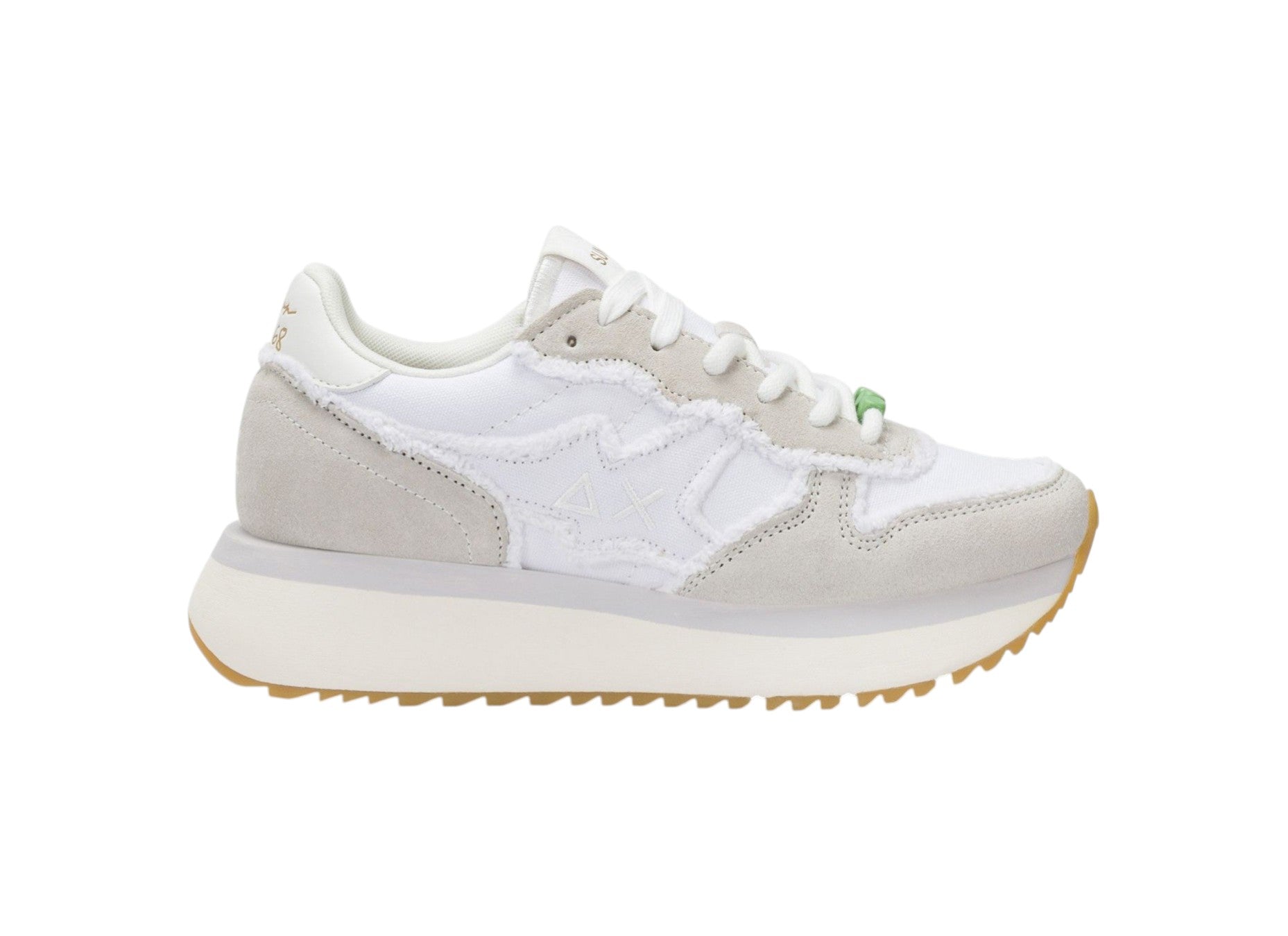 Sneakers Sun68 donna BZ36223 01 Big Stargirl Canvas Bianco<BR/>