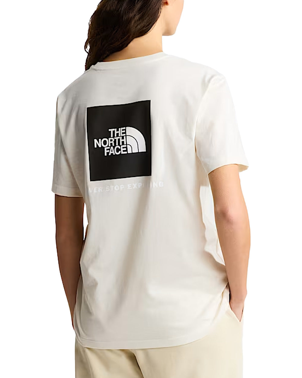 T-shirt THE NORTH FACE donna Evolution NSE Box Relaxed 8B6W Bianco