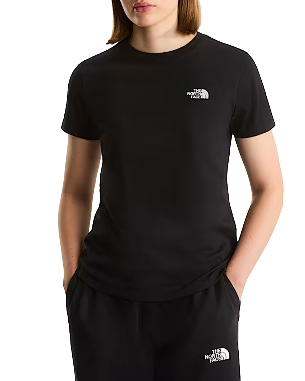 T-shirt THE NORTH FACE donna Evolution Simple Dome Slim 8FX7 Nera