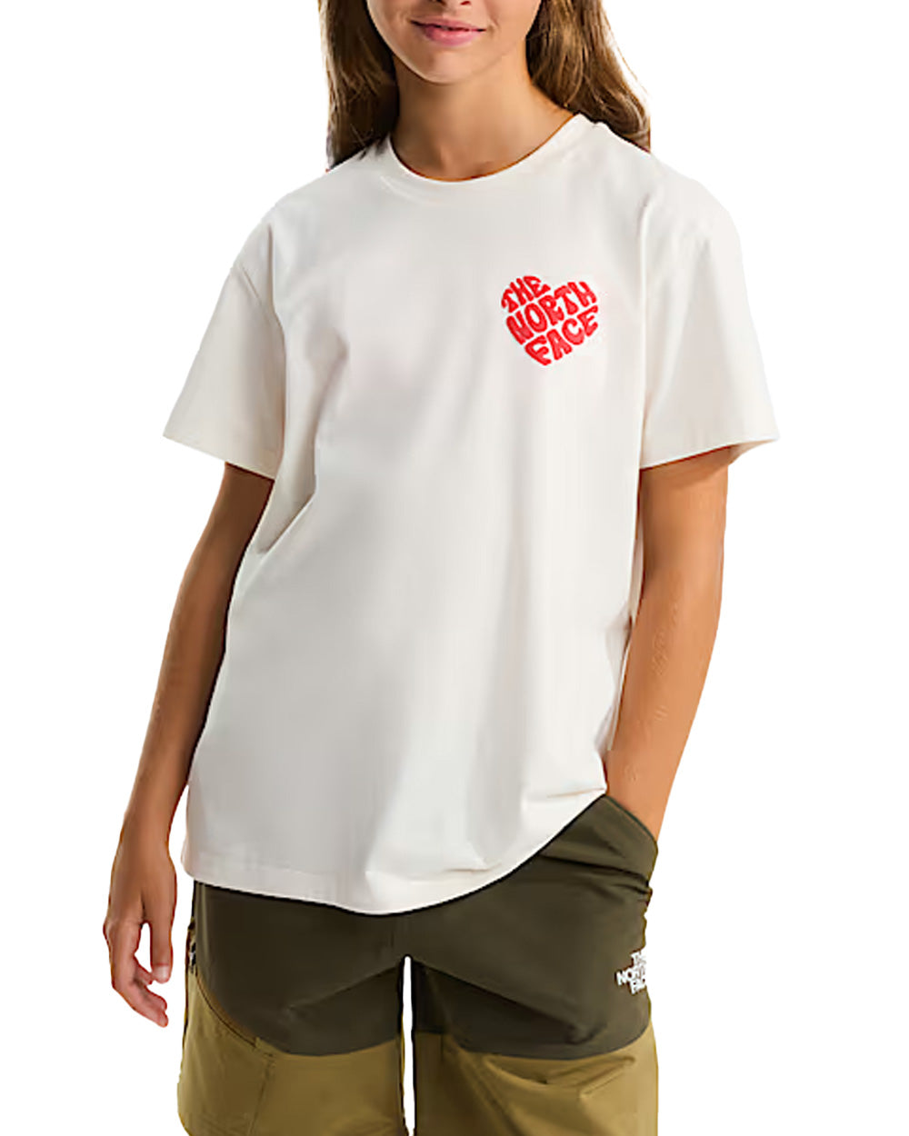 T-shirt THE NORTH FACE bambina Brand Proud Relaxed 8G1Q Bianco