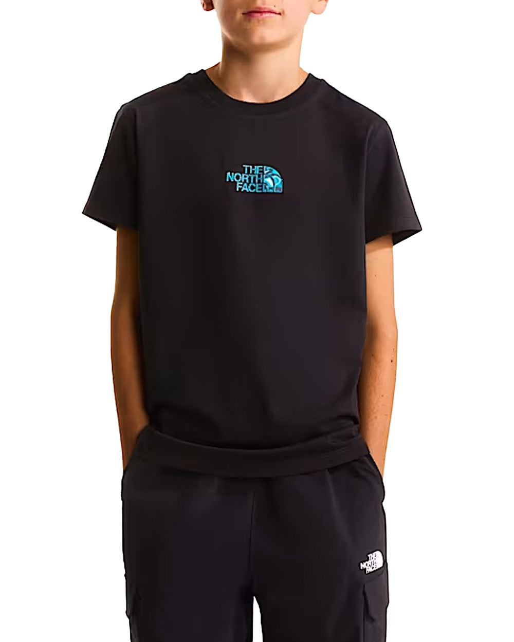 T-shirt THE NORTH FACE bambino Liquid Logo Regular 8G1W Nera