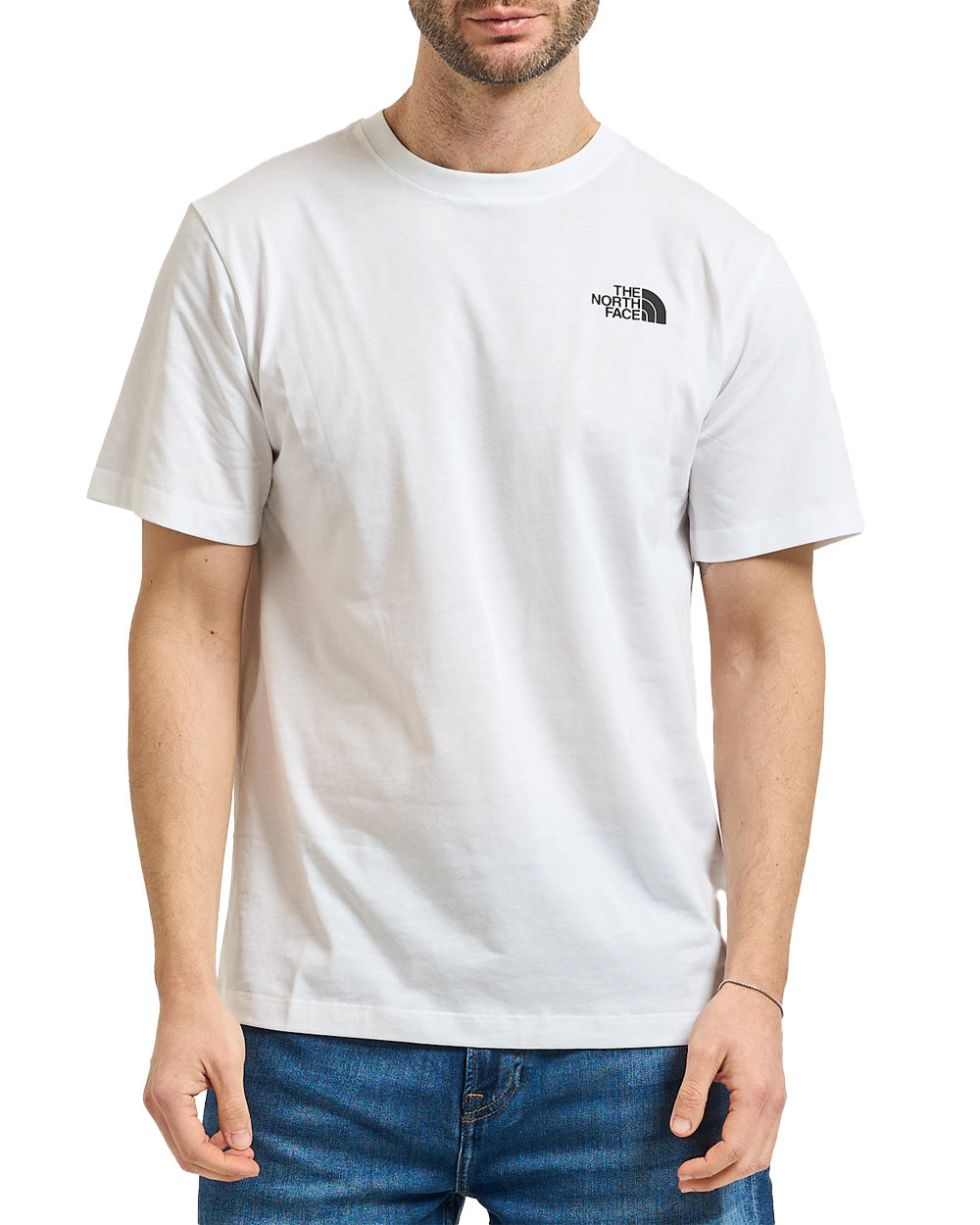 T-shirt THE NORTH FACE uomo 8GUZ Bianca<BR/>