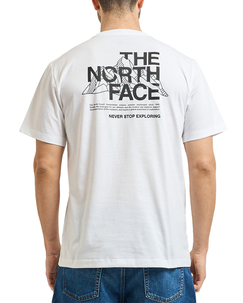 T-shirt THE NORTH FACE uomo 8GUZ Bianca<BR/>