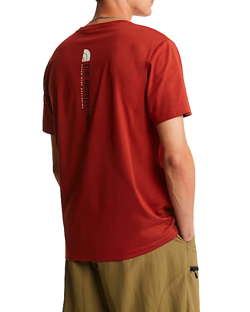 T-shirt THE NORTH FACE Vertical Regular uomo 8GV1 Mattone