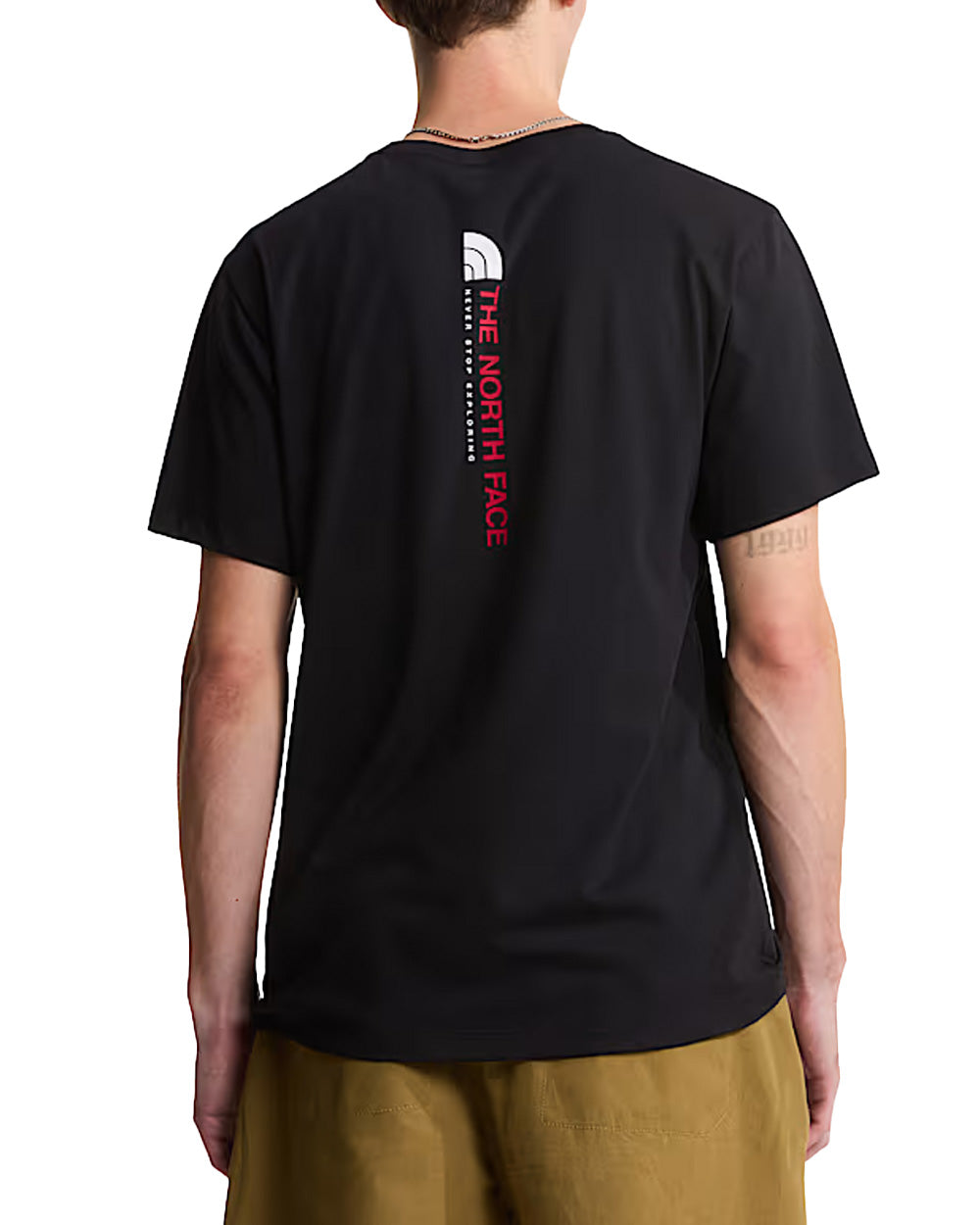 T-shirt THE NORTH FACE Vertical Regular uomo 8GV1 Nera