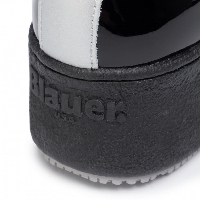 Sneakers Donna "Madeline02" Nere in Pelle 