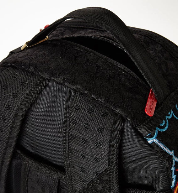 Zaino Shark "Dragon Nightmare" con Ricamo Fiamme e Fulmini 