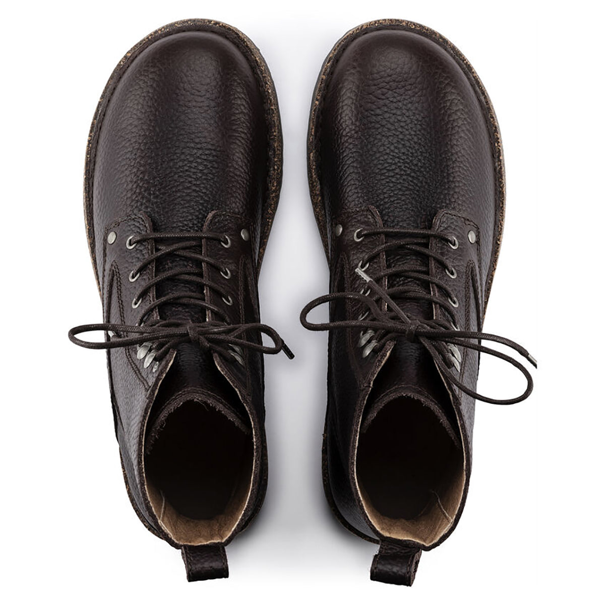 Stivaletti "Bryson" marroni in Pelle Martellata - Narrow Fit 