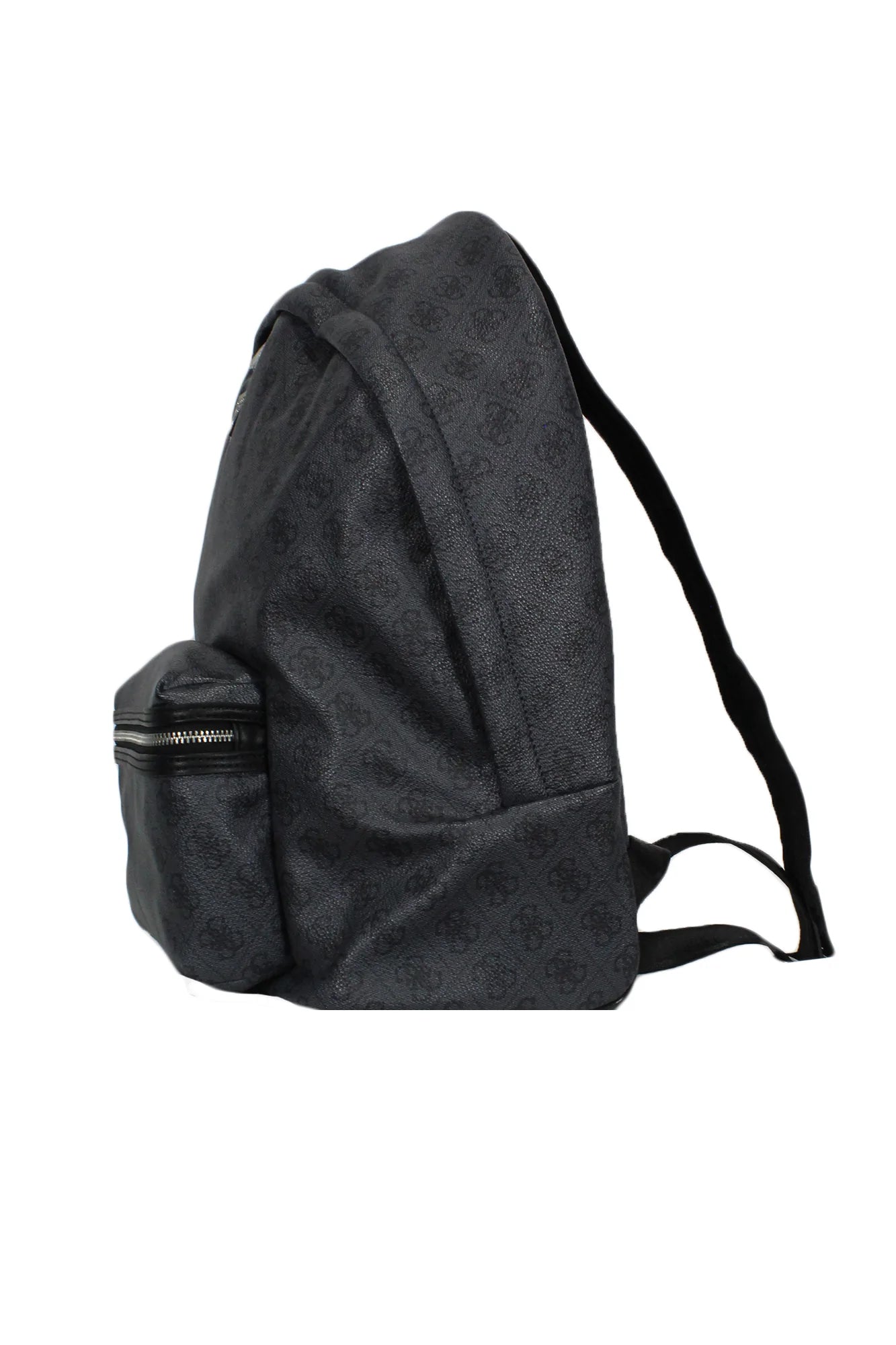 Zaino "Vezzola" Nero con Logo All-Over e Tasca Porta PC 