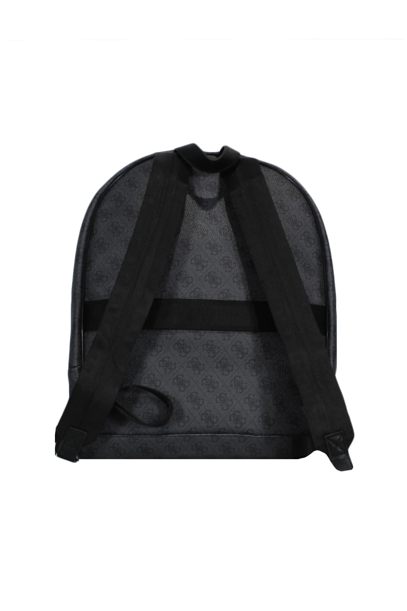 Zaino "Vezzola" Nero con Logo All-Over e Tasca Porta PC 