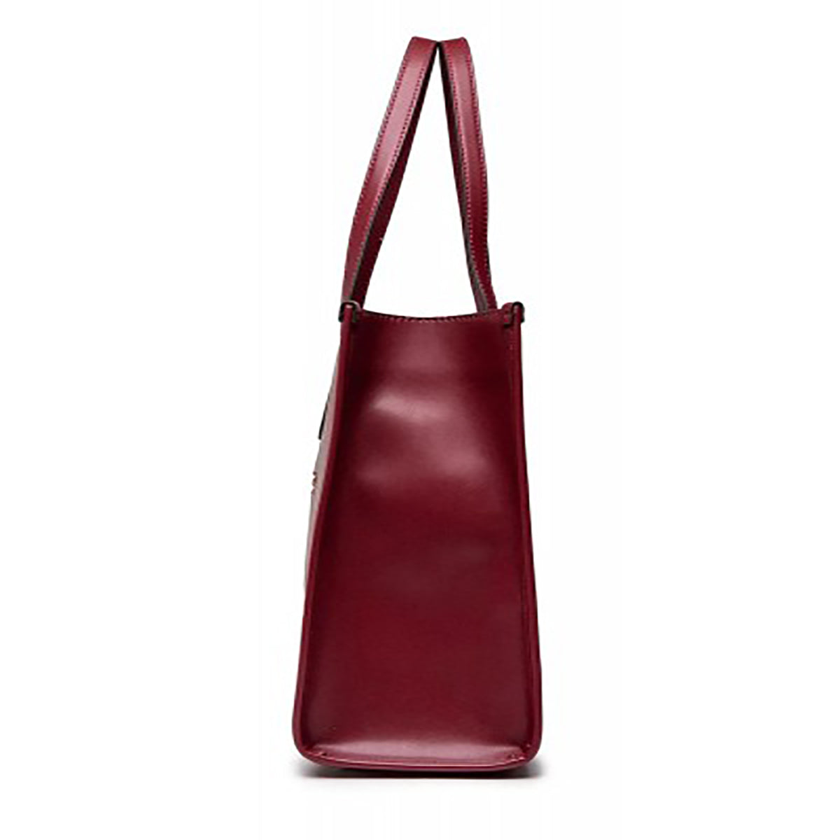 Shopper Guess "Silvana" merlot in simil pelle con tasca posteriore 